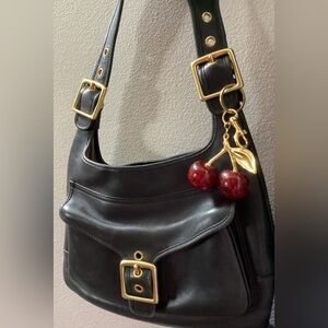 Fashion Delicious Red Cherry Keychain